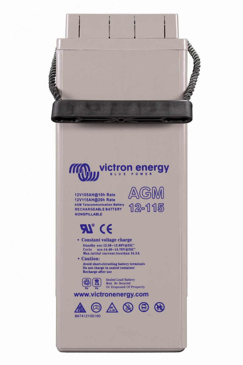 Victron Energy AGM Deep Cycle Telecom Battery 12V 115Ah (M8)