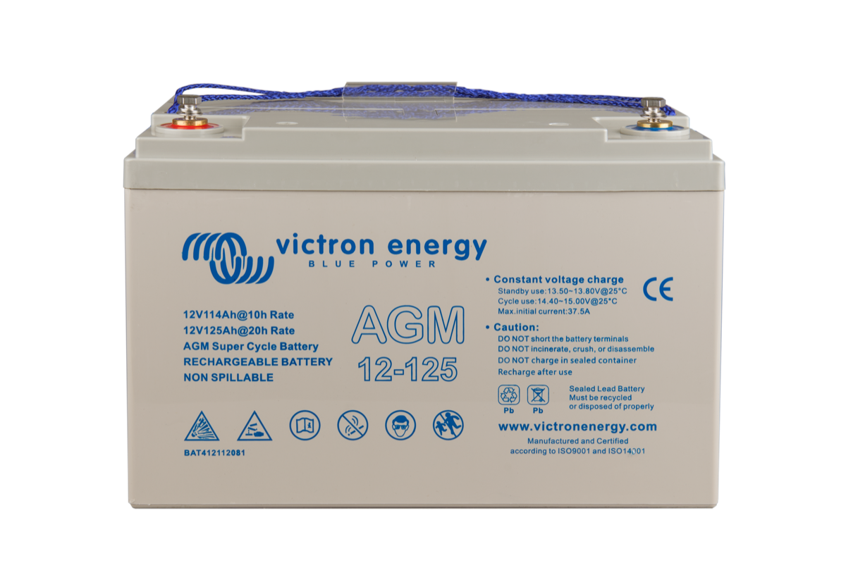 Victron Energy AGM Super Cycle Battery 12V 125Ah M8