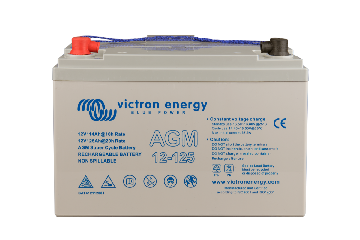 Victron Energy AGM Super Cycle Battery 12V 125Ah M8