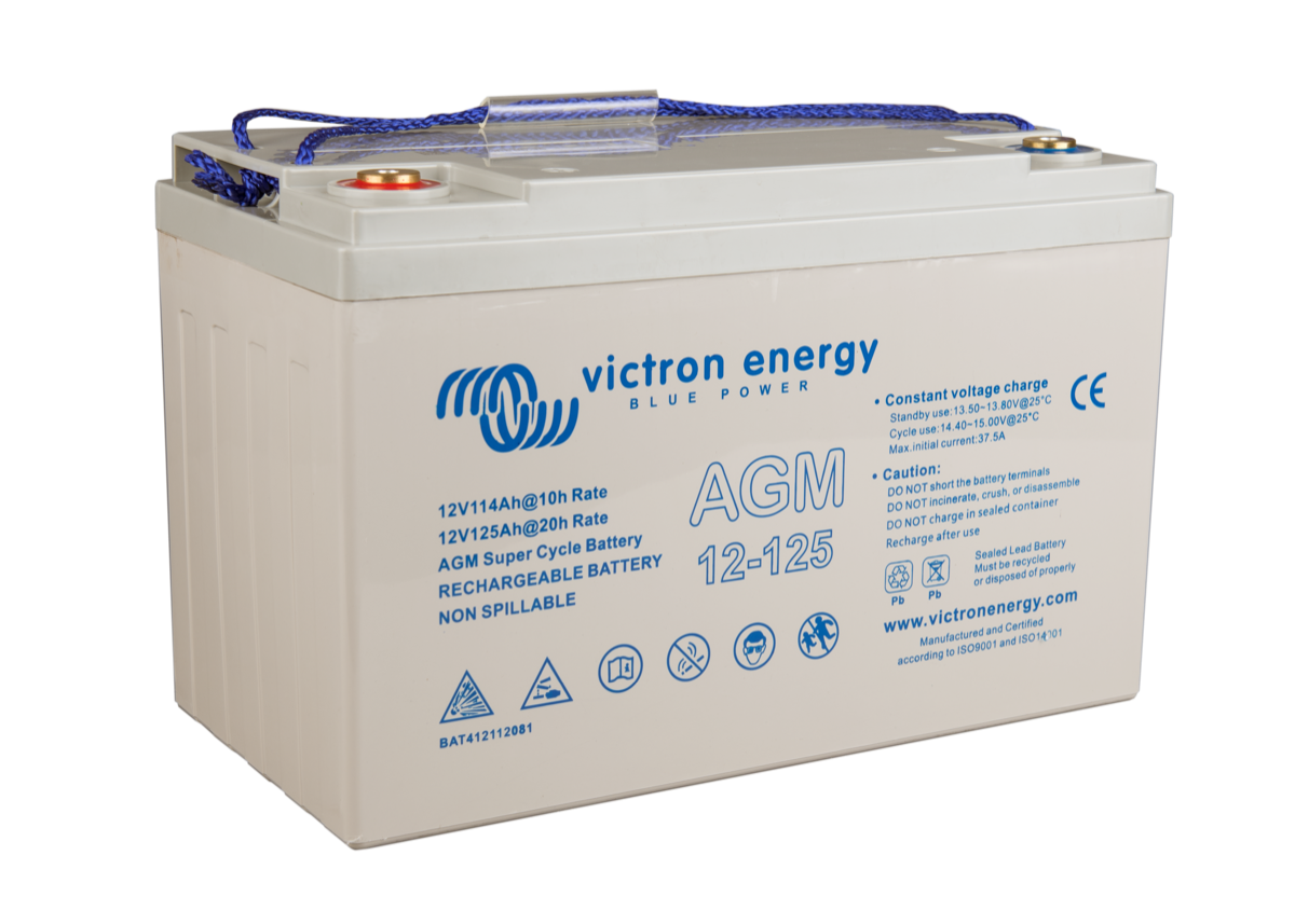 Victron Energy AGM Super Cycle Battery 12V 125Ah M8