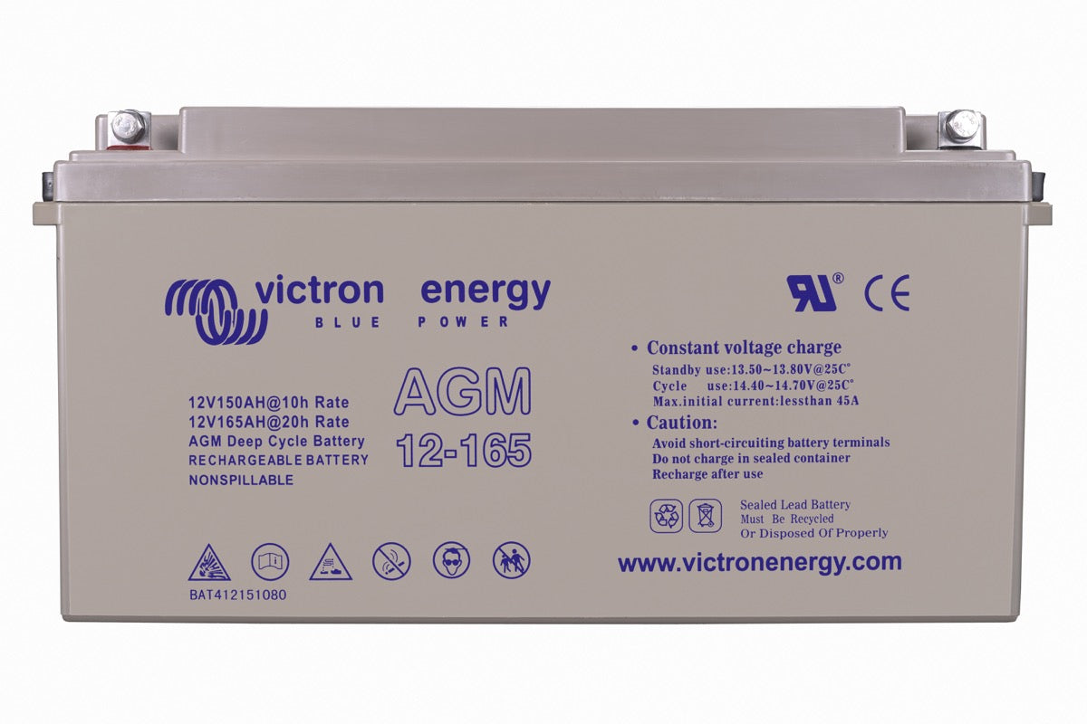 Victron Energy AGM Deep Cycle Battery 12V 165Ah