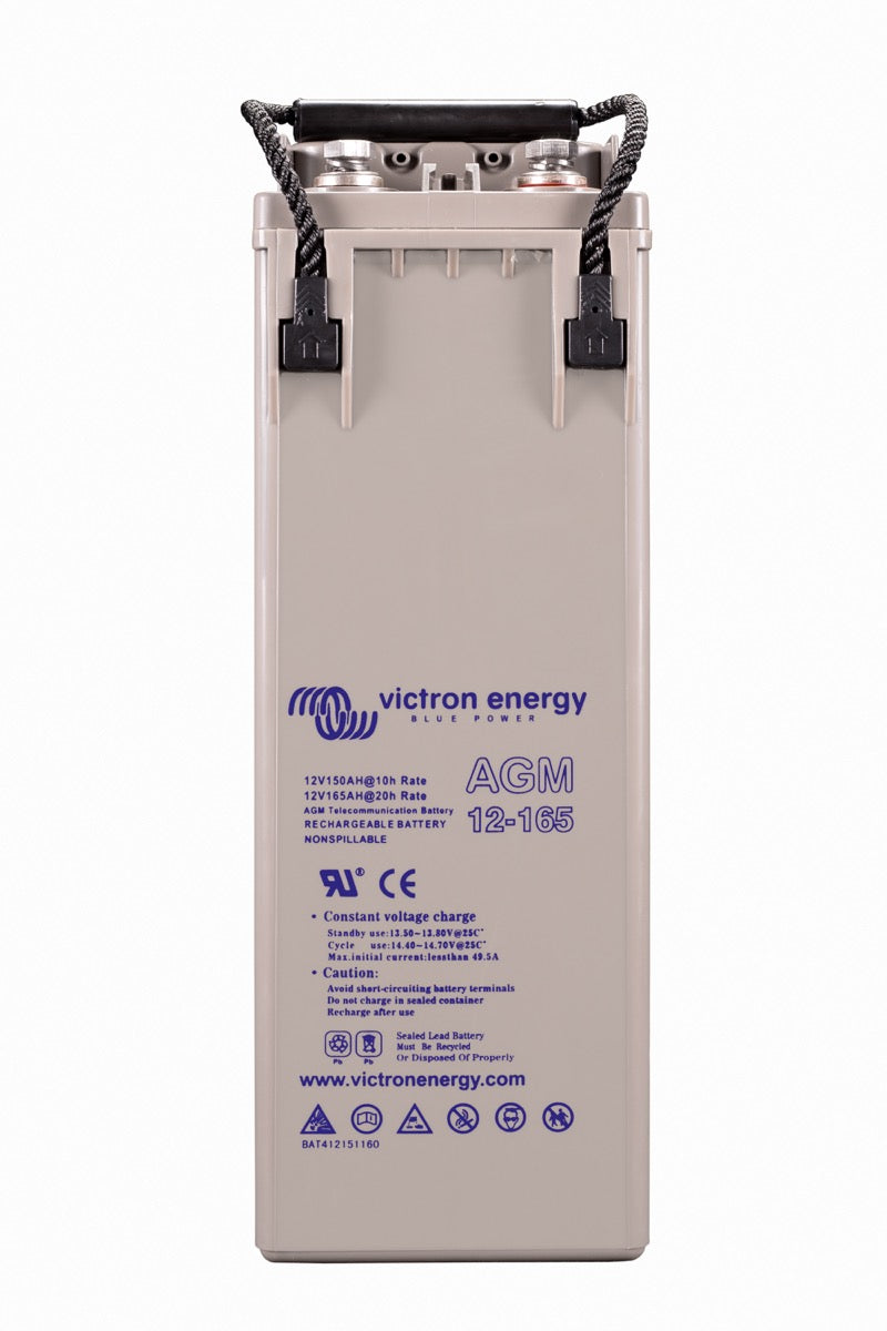 Victron Energy AGM Deep Cycle Battery Telecom 12V 165Ah M8 insert