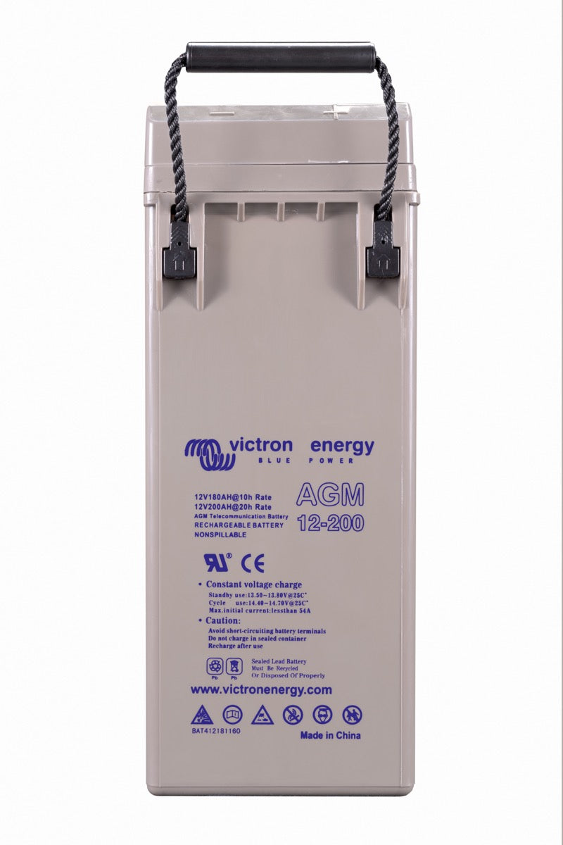 Victron Energy AGM Telecom Deep Cycle Battery 12V 200Ah M8