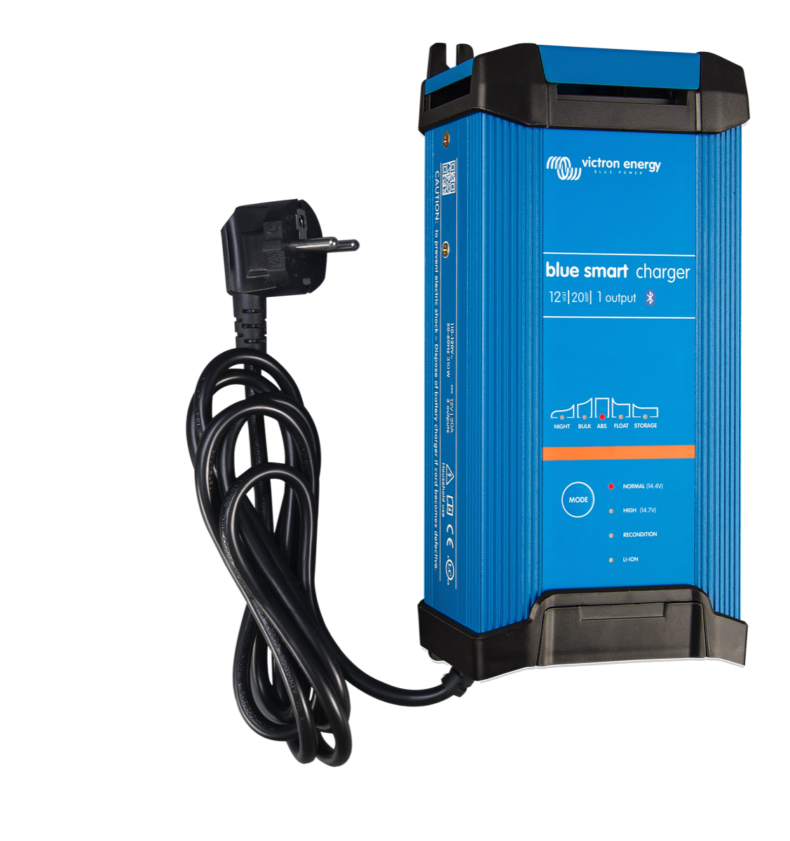 Victron Energy Blue Smart IP22 Battery Charger 12V 20A (1) 230VAC - Charge 1 Battery