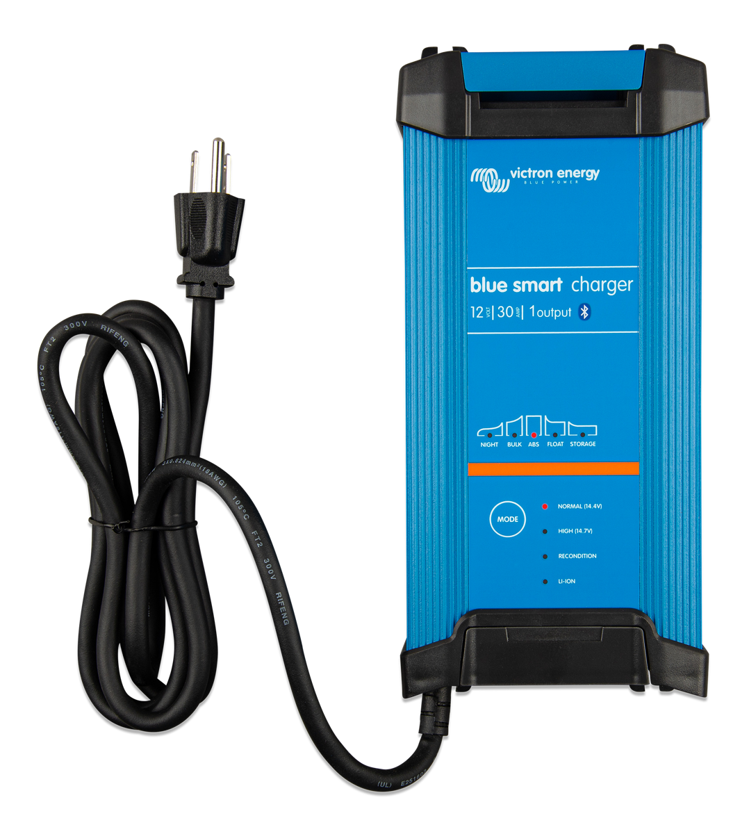 Victron Energy Blue Smart IP22 Battery Charger 12V 30A (1) 120VAC - Charge 1 Battery