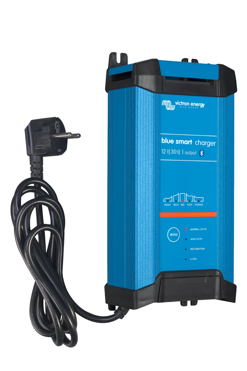 Victron Energy Blue Smart IP22 Battery Charger 12V 30A (1) 230VAC - Charge 1 Battery