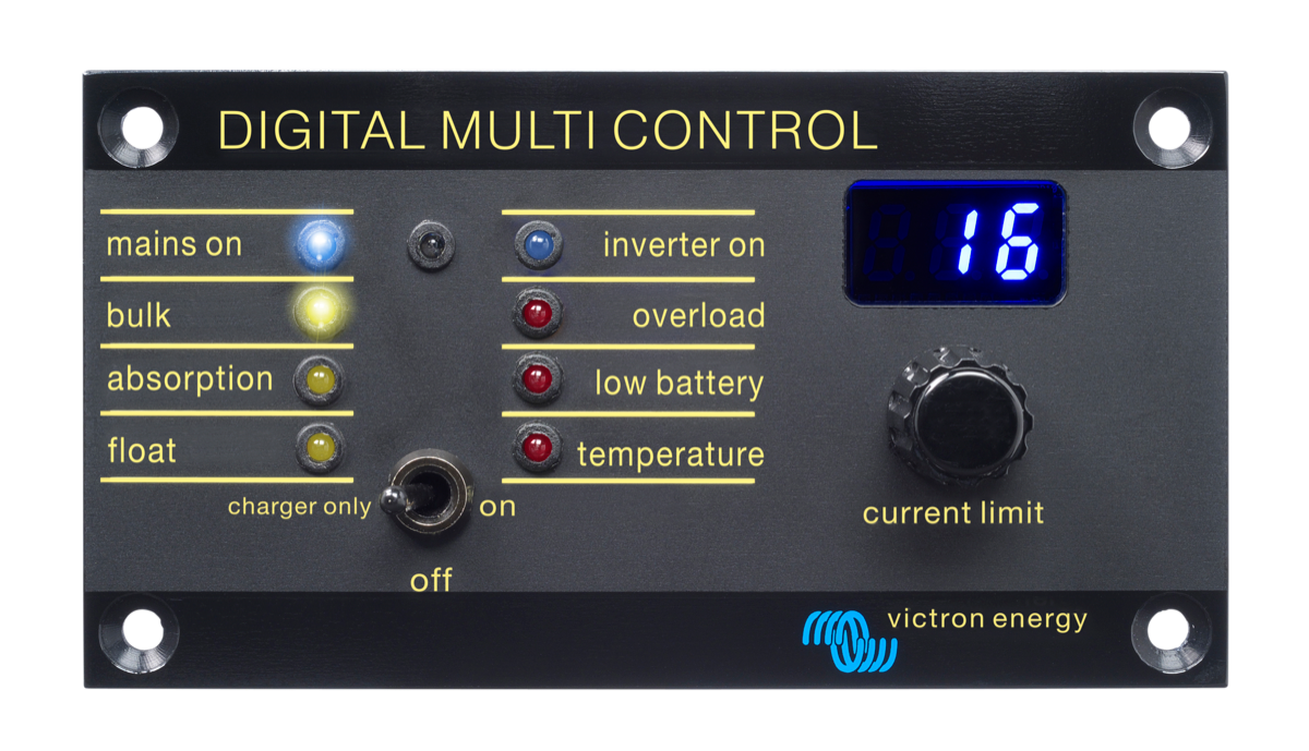 Victron Energy Digital Multi Control 200/200A - For Multi(Plus) and Quattro inverters / chargers