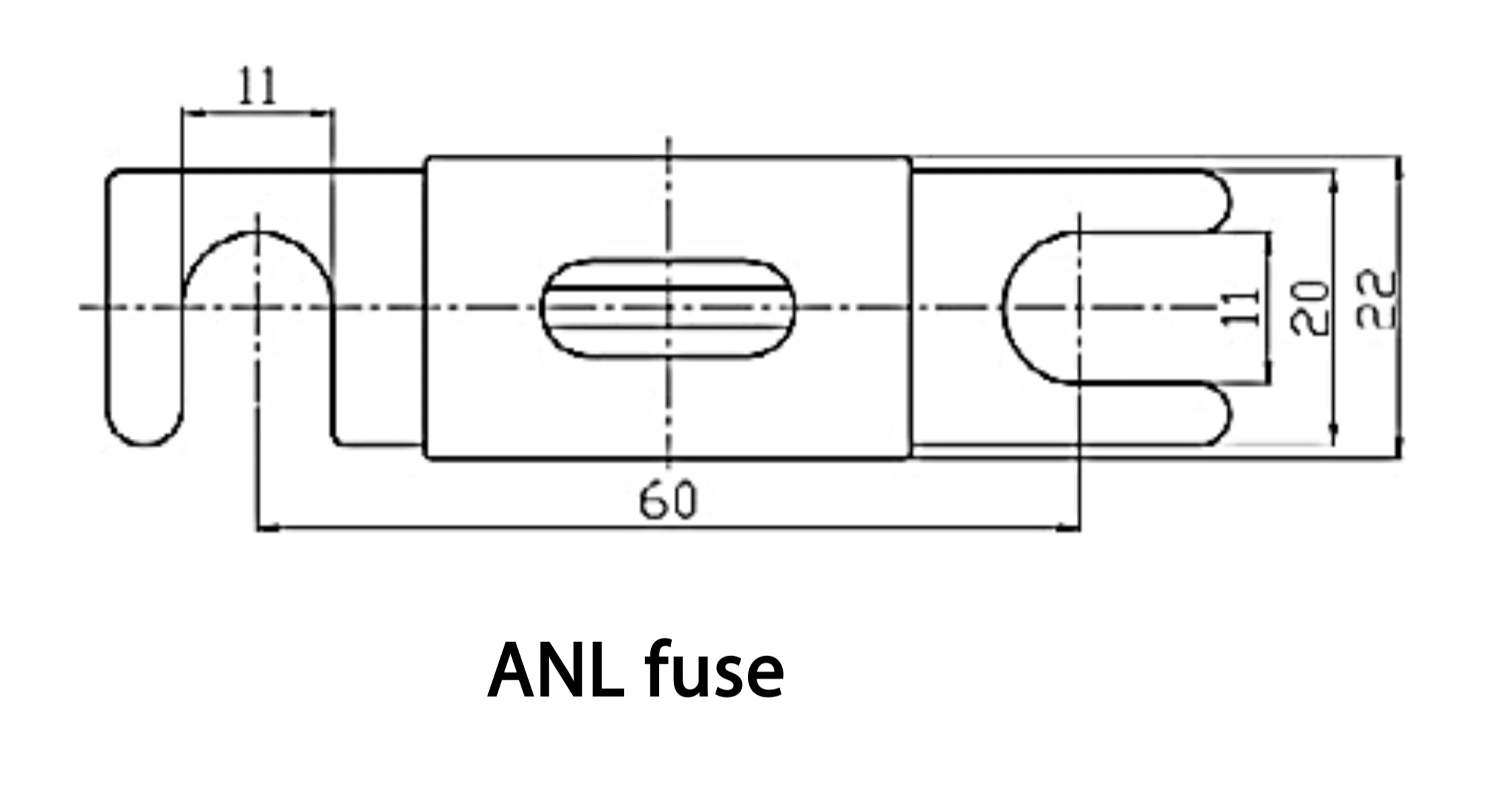 Victron Energy ANL fuse 300A/80V