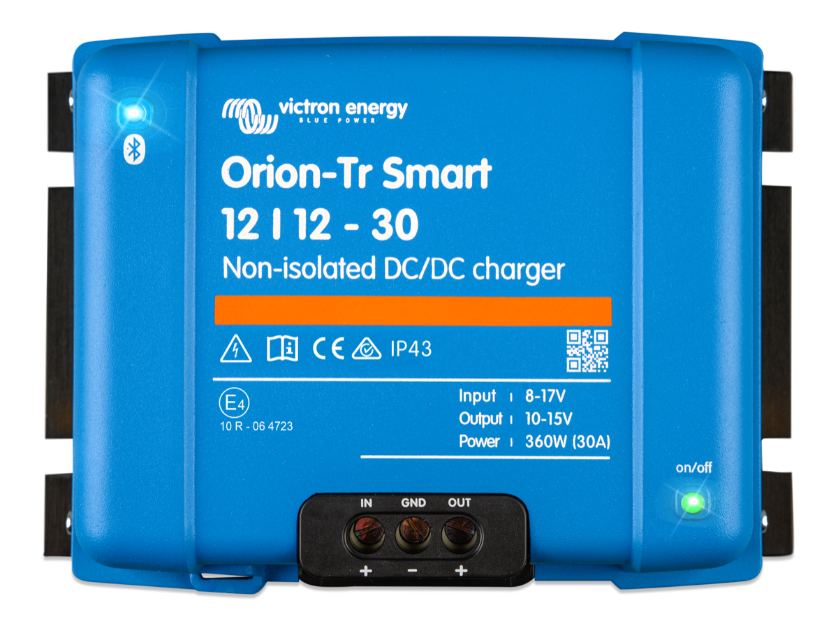 Victron Energy Orion-Tr Smart DC-DC battery charger non-isolated 12V-12V 30A 360W