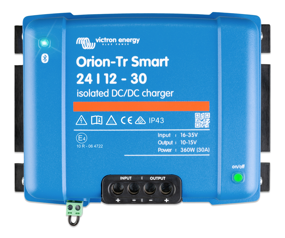 Victron Energy Orion-Tr Smart DC-DC battery charger isolated 24V-12V 30A 360W