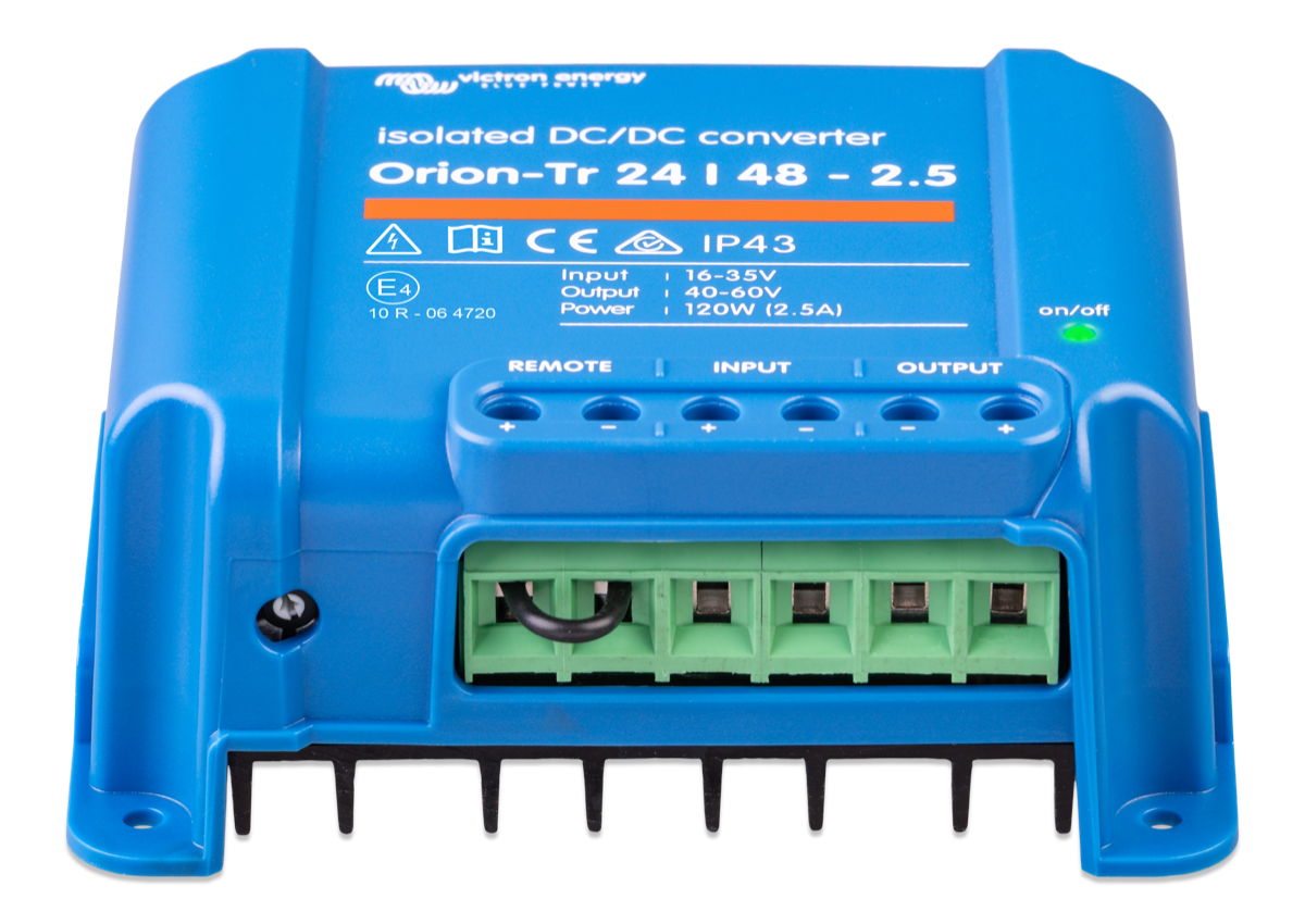 Victron Energy Orion-Tr DC-DC converters isolated 24V-48V 2.5A 120W