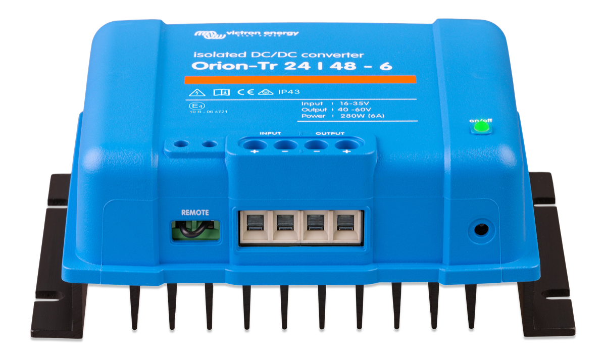 Victron Energy Orion-Tr DC-DC converters isolated 24V-48V 6A 280W