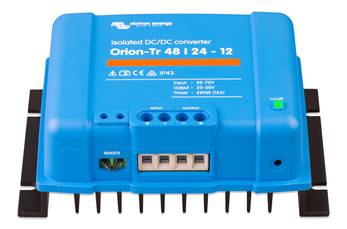 Victron Energy Orion-Tr DC-DC converters isolated 48V-24V 12A 280W