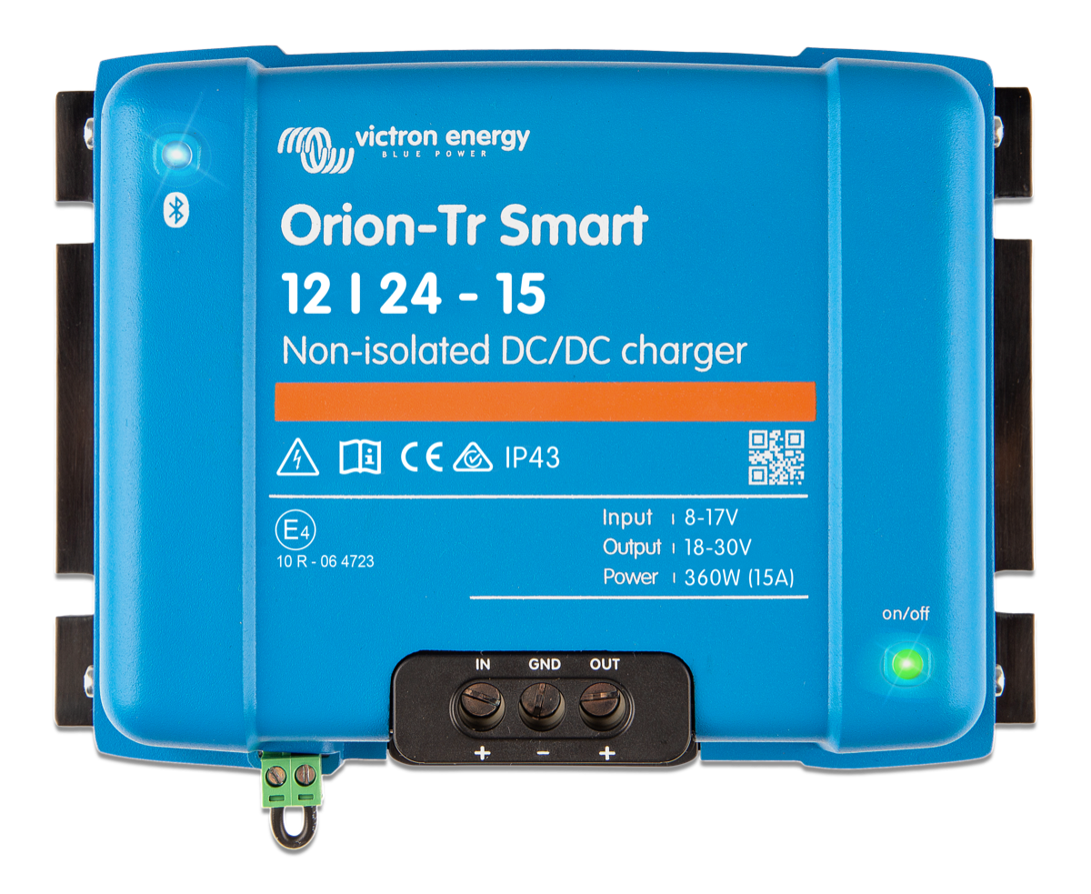 Victron Energy Orion-Tr Smart DC-DC battery charger non-isolated 12V-24V 15A 360W