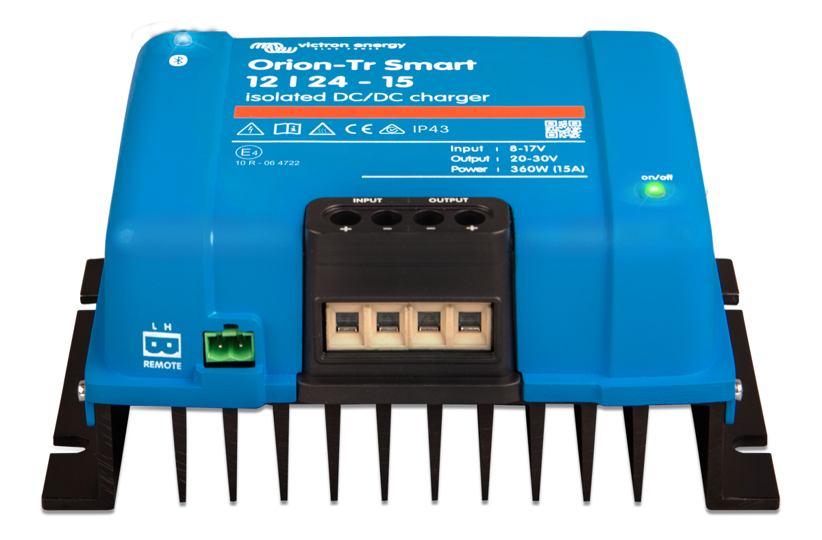 Victron Energy Orion-Tr Smart DC-DC battery charger isolated 12V-24V 15A 360W