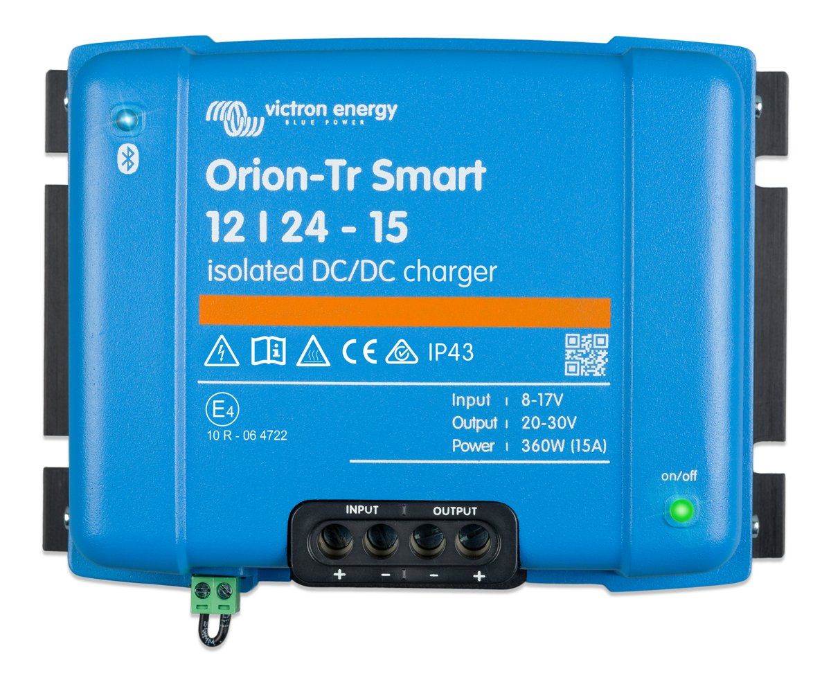 Victron Energy Orion-Tr Smart DC-DC battery charger isolated 12V-24V 15A 360W