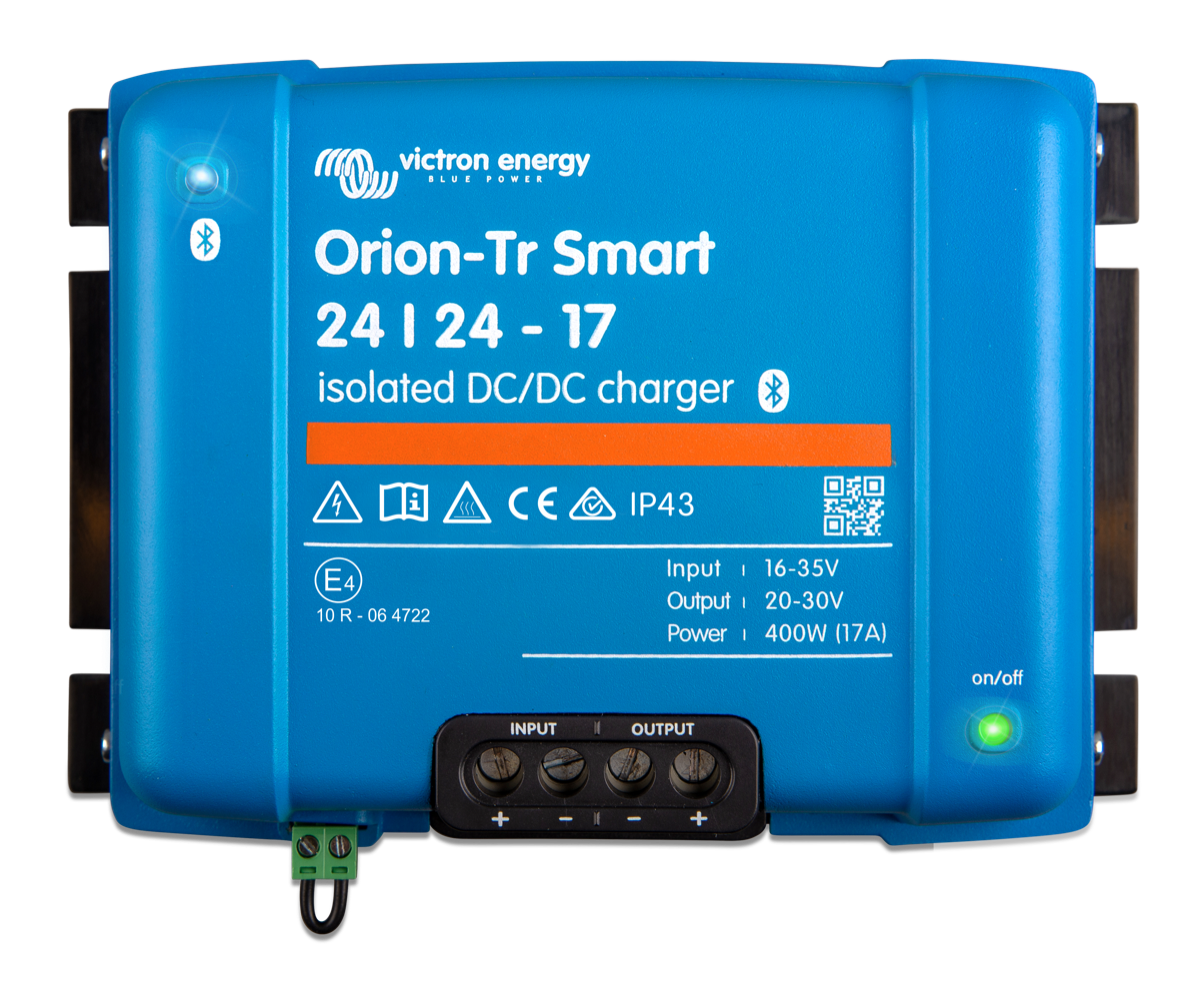 Victron Energy Orion-Tr Smart DC-DC battery charger isolated 24V-24V 17A 400W