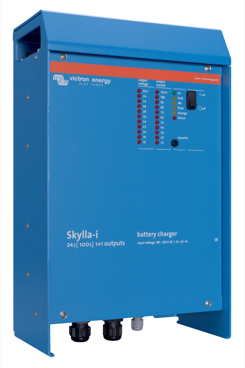 Victron Energy Battery Charger Skylla-i 24V 100A (1+1) 230V - Charge 1 starter battery and 1 battery bank