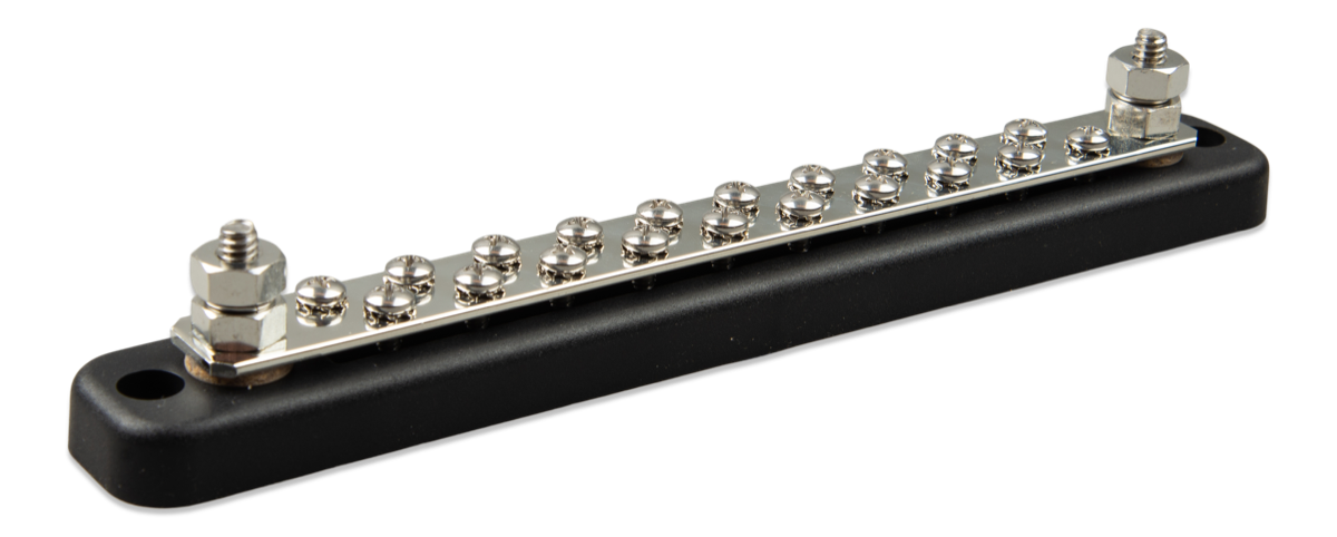 Victron Energy Busbar 70V 150A 2P with 20 Screws and cover