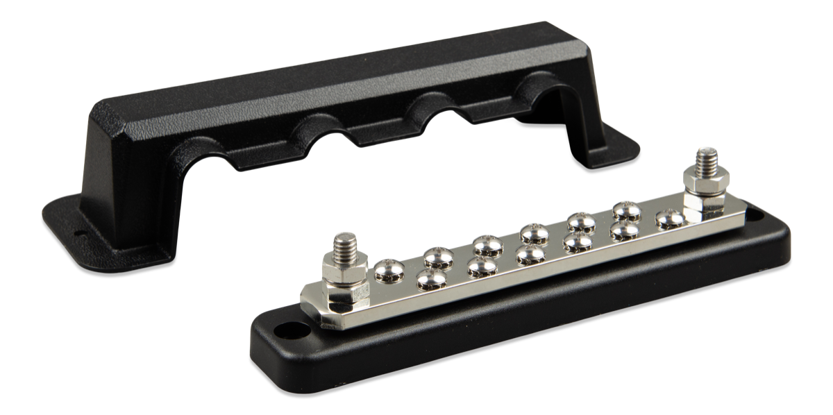 Victron Energy Busbar 70V 250A 2P with 12 Screws and cover