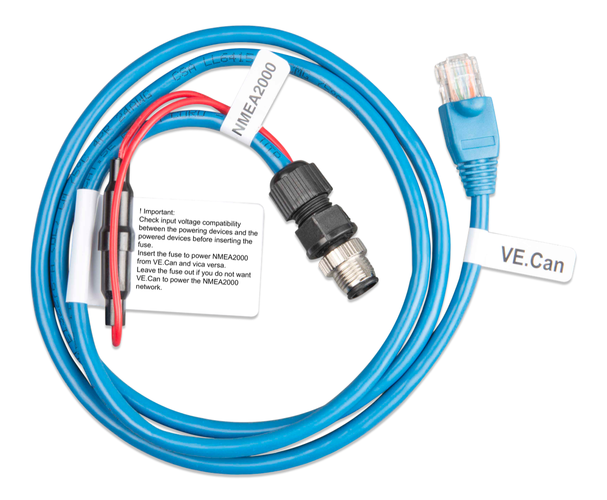 Victron Energy VE.Can to NMEA 2000 micro-C male cable